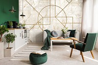 Флизелиновые фотообои Геометрический узор на светлом мраморе (13721V)+клей