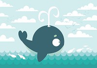 Флизелиновые фотообои в комнату девочке 312 x 219 см Детские - Милый китенок (13742VEXXL)+клей - вид 1 миниатюра