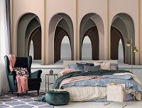 Фотообои флизелиновые 416 x 254 см Абстракция - Минимализм. Запутанный лабиринт (13748VEXXXL) - вид 5 миниатюра