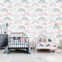 Флізелінові фотошпалери для дитячої Веселки у хмарах (13758V)+клей