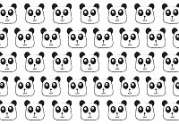 Флізелінові фотошпалери для хлопчика 520x318 см Дитячі чорно-білі смішні пандочки (13776VEXXXXXL)+клей - вид 1 мініатюра