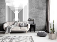 3D Флизелиновые фото обои черно-белые 184 x 254 см серый геометрический тоннель (13800V4A)+клей