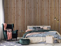 Флизелиновые фото обои 254 x 184 см Деревянные панели (13815V4)+клей