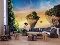 Флизелиновые фотообои в зал 3D 368 x 254 см Пейзажи - Волшебный край (13853V8)+клей