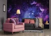 Флизелиновые фотообои для зала 416 x 290 см Космос - Звездное небо (13861VEXXXXL)+клей