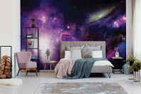 Фотообои флизелиновые 368 x 254 см Космос - Фантастическая туманность (13866V8)+клей