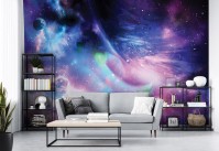 Фотообои флизелиновые 368 x 254 см Яркий космос (13867V8)+клей