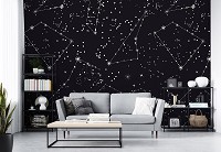 Флизелиновые фотообои в коридор 460 x 300 см Космос - Созвездия (13873V12)+клей