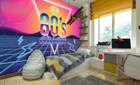 Фотообои флизелиновые 416 x 254 см для подростков 80s GAMER (13875VEXXXL)+клей