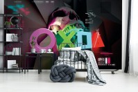 Фотообои флизелиновые 368 x 280 см для подростков Череп и Playstation (13880V10)+клей