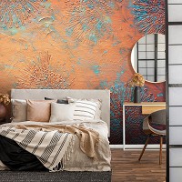 Флизелиновые фотообои лофт 460x300 см Медная структура (13961V12) +клей