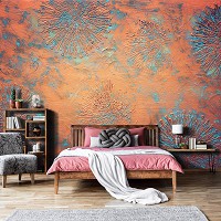 Флизелиновые фотообои в стиле модерн Медная структура (13961V)+клей - вид 9 миниатюра