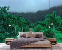 Флізелінові 3д фотошпалери тропіки 312x219 см Природа Пейзаж Дорога на Гаваях (13988VEXXL) +клей - вид 7 мініатюра