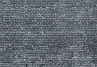 Фотообои флизелиновые 368x254 см Кирпич антрацитовый (13995V8)