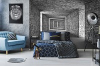 3д флизелиновые фотообои на стену 312x219 см Пространственный коридор Серый кирпичный туннель (14036VEXXL) +клей