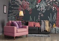 Современные флизелиновые фотообои на стену 312x219 см Иллюстрация Морской Жизни (14067VEXXL) +клей