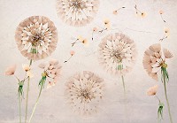 Флизелиновые фотообои 416x290 см Природа Цветы Одуванчики Искусство Пастели (14104VEXXXXL) +клей - вид 1 миниатюра