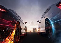 Флизелиновые 3D фотообои для мальчика 368x280 см Спортивные автомобили Игры Уличные гонки (14186V10)+клей - вид 1 миниатюра