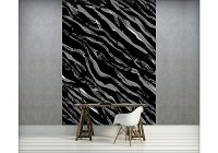 Флизелиновые фотообои в интерьере прихожей 206x275 см Черно-белое абстрактное искусство (1428VEA)+клей