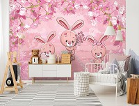 Флизелиновые фотообои 312x219 см Для Детей Животные Сказки Для Девочек (14346VEXXL)+клей