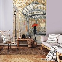 Флизелиновые фотообои для кухни 206x275 см Женщина Город Небо Музыка Фортепиано (14349VEA)+клей - вид 6 миниатюра