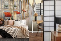 Флізелінові фотошпалери Місто Париж Вулиця з видом на Ейфелеву вежу (14350V)+клей