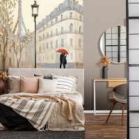 Флизелиновые фотообои город фото 206x275 см Парижская улица в рисованном стиле (14351VEA) +клей