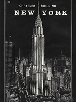 Флізелінові фотошпалери з малюнком міста 184x254 см Краєвид Нью-Йорка в чорно-білих кольорах (14361V4A) +клей - вид 1 мініатюра