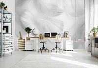 Флизелиновые фотообои 416x254 см Элегантность имитация перьев роскошь (14422VEXXXL)+клей