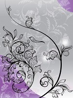 Флізелінові фотошпалери 184x254 см Візерунок з листя (1444V4A)+клей - вид 1 мініатюра