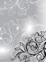 Ремонт залу з флізеліновими фотошпалерами 184x254 см Листочки на сіро-зеленому тлі (1445V4A)+клей - вид 1 мініатюра