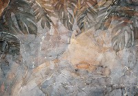 Флизелиновые фотообои красивые 254x184 см Листья монстеры на бетонной стене (14513V4)+клей - вид 1 миниатюра