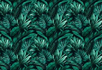 Флизелиновые фотообои 368x254 см Листья тропической монстеры (14528V8)+клей - вид 1 миниатюра