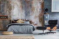 Флизелиновые фотообои в коридор 416x254 см Имитация старой бетонной стены (14589VEXXXL)+клей