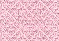 Популярные флизелиновые фотообои 368x254 см Повторяющийся розовый узор (1459V8)+клей