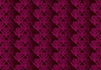 Красивые флизелиновые фотообои на кухню 254x184 см Повторяющийся розовый узор на черном фоне (1460V4)+клей