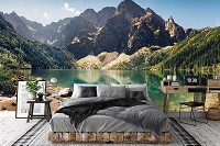 3д флизелиновые фотообои 254x184 см Пейзаж Чистое озеро в горах (14628V4)+клей