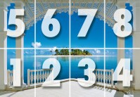 Фотошпалери 3D море 366х254 см Wizard + Genius 282 Досконалий день 8 сегментів (7611487002826)+клей - вид 2 мініатюра