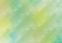 Флизелиновые фотообои в зал 312x219 см Повторяющийся декор на зеленом фоне (1464VEXXL)+клей