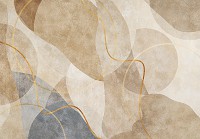 Флизелиновые фотообои 460x300 см Геометрическая абстракция в коричневых тонах (14675V12) +клей - вид 1 миниатюра