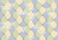 Флизелиновые фотообои 368x254 см Геометрический разноцветный узор (1473V8)+клей