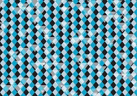 Флизелиновые фотообои в спальню над кроватью 368x254 см Белые черные и голубые ромбы (1476V8)+клей