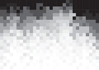 Флизелиновые фотообои 254x184 см Черно-белые пиксели (1484V4)+клей