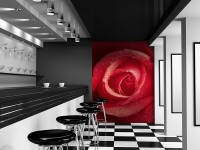 Фотообои 3D цветы 183х254 см Wizard+Genius 368 Роза 4 сегмента (7611487003687)+клей - вид 1 миниатюра