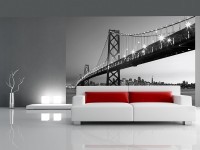 Фотошпалери 366х254 см Wizard + Genius 134 Міст Сан-Франциско 8 сегментів (7611487064640)+клей - вид 1 мініатюра