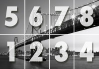 Фотошпалери 366х254 см Wizard + Genius 134 Міст Сан-Франциско 8 сегментів (7611487064640)+клей - вид 2 мініатюра