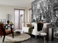 Фотошпалери флізелінові 366х254 см Wizard + Genius 956 Чорно-білий Нью Йорк 8 сегментів (7611487065173)+клей - вид 1 мініатюра