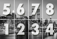 Фотошпалери флізелінові 366х254 см Wizard + Genius 957 Манхеттен 8 сегментів (7611487065180)+клей - вид 3 мініатюра