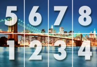 Фотообои флизелиновые 366х254 см Wizard+Genius 961 Нью-Йорк Ист Ривер 8 сегментов (7611487065227)+клей - вид 2 миниатюра