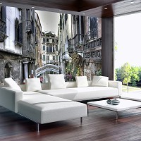 Флизелиновые фотообои 312x219 см Улица в городе Венеция (1727VEXXL)+клей